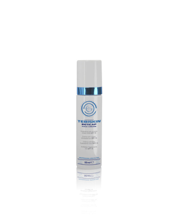 TEBISKIN RETICAP FACE CREAM SPF 15 Дневной крем для лица от морщин SPF 15 с чистым ретинолом, 50 мл